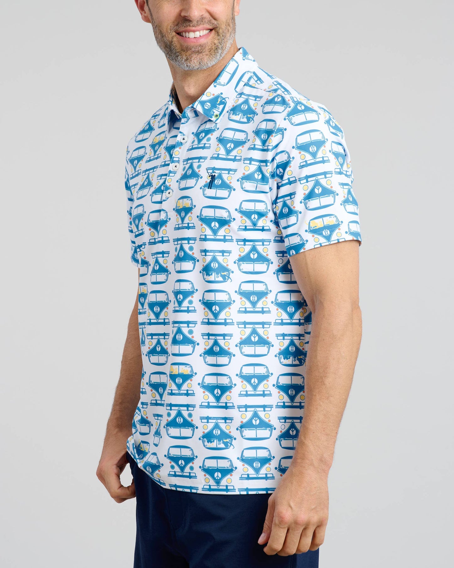 Air Cooled Polo: White