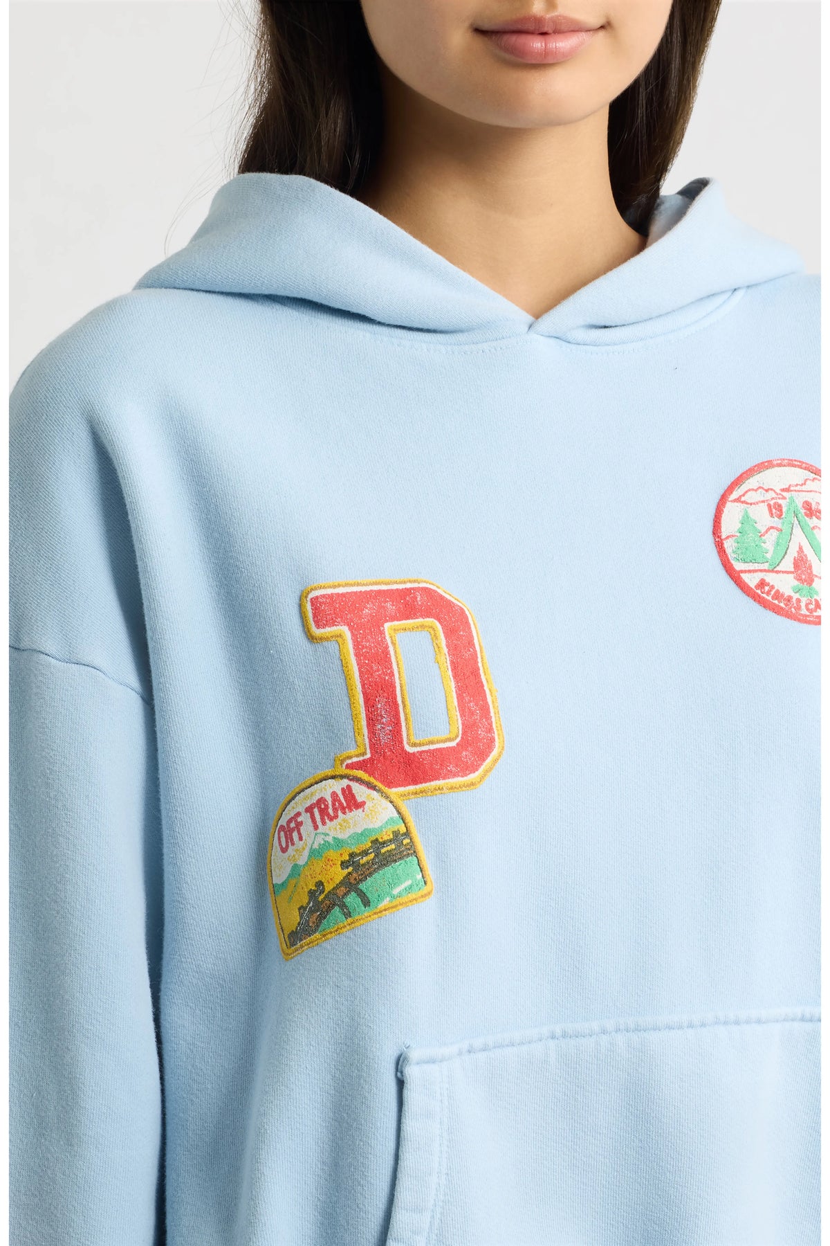 Camp Patches Oversized Hoodie - Daydreamer