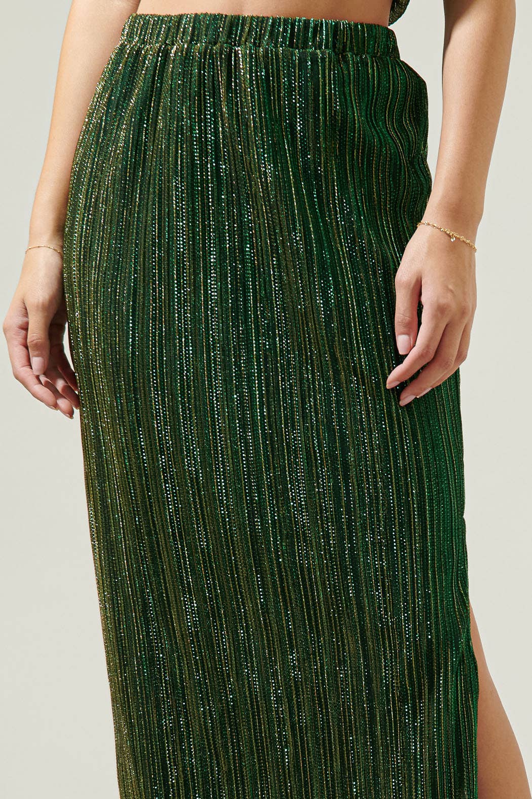 Emerald Senoviah Shinny Skirt