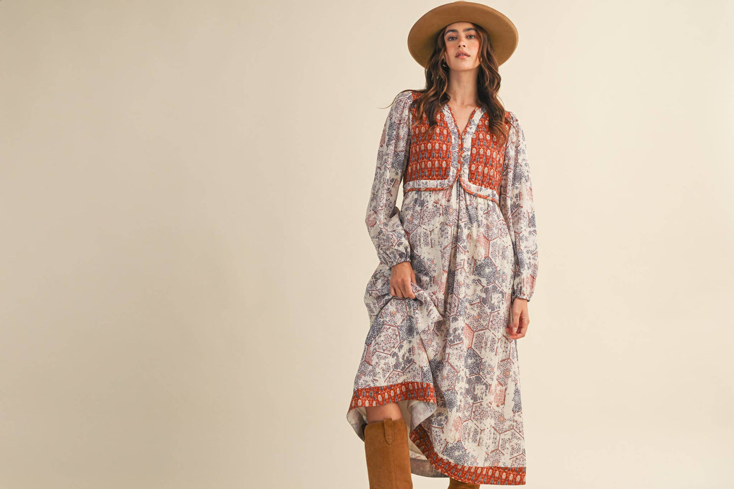 Quilted Vest Midi Dress