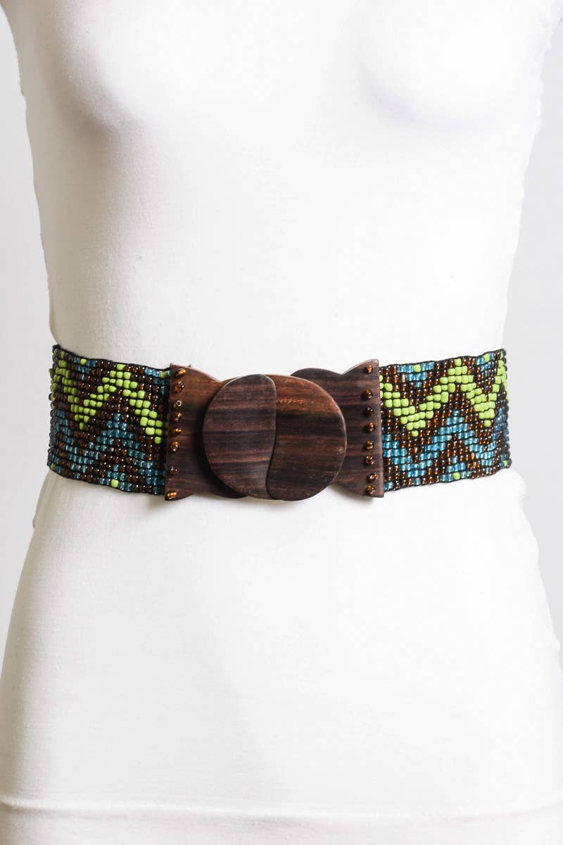 Bohemian Tribal Beaded Belt