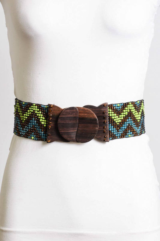 Bohemian Tribal Beaded Belt