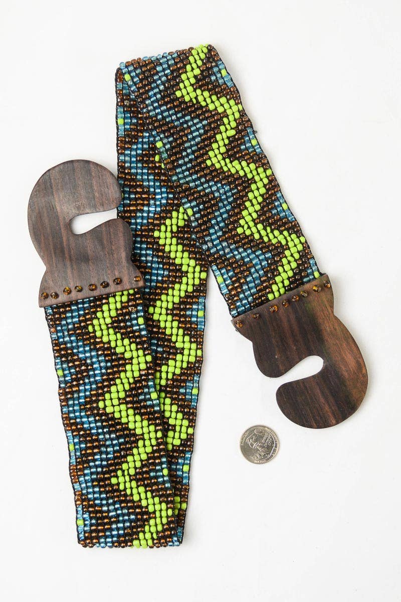 Bohemian Tribal Beaded Belt