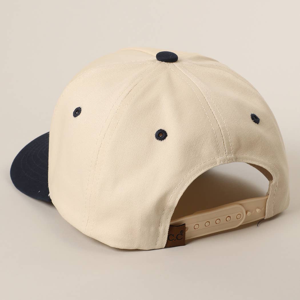 GAME DAY 3D Letter Embroidered Two-Tone Trucker Hat : BOR / ONE SIZE