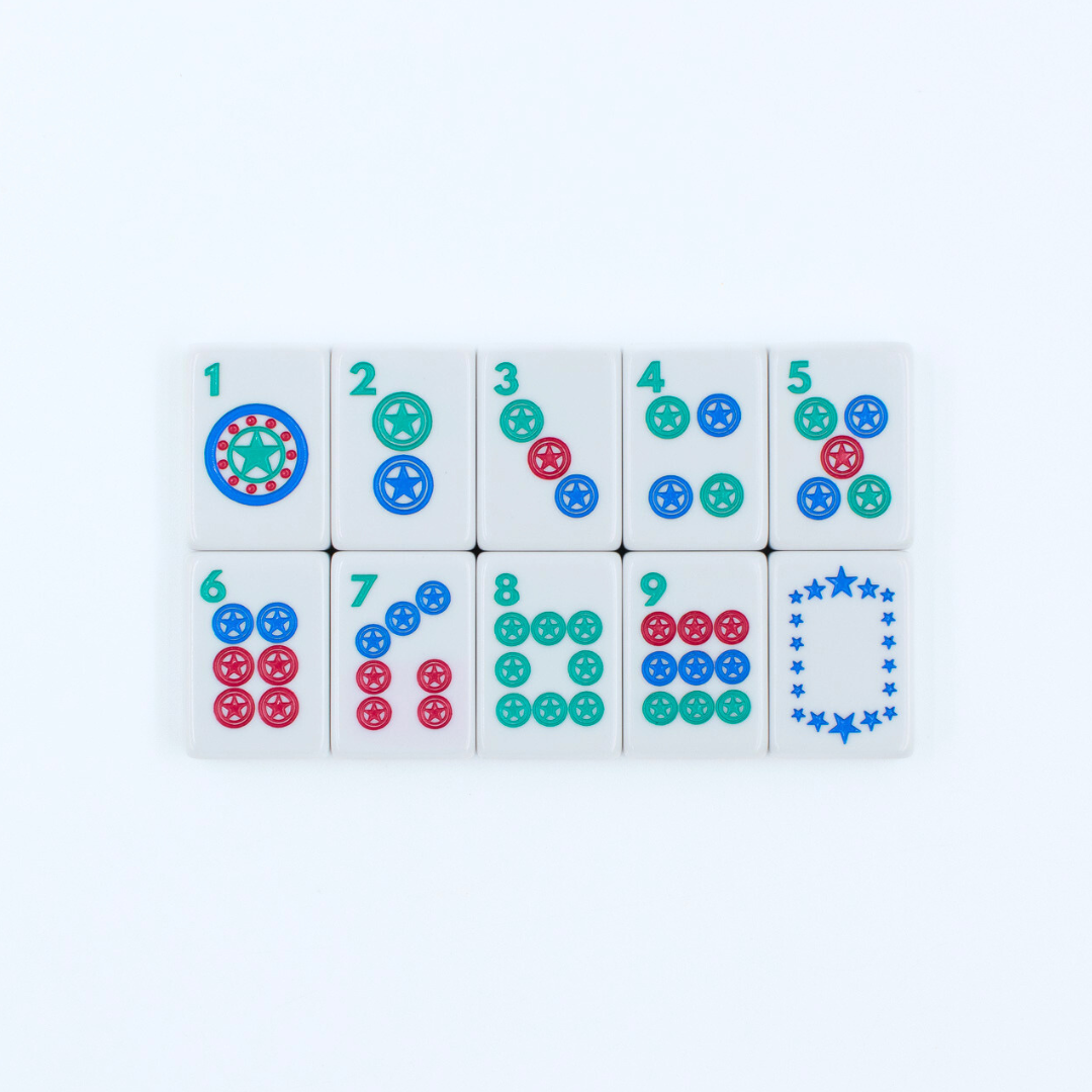 THE TEXAS SERIES  |  Mesquite White Mahjong with Lone Star Flair