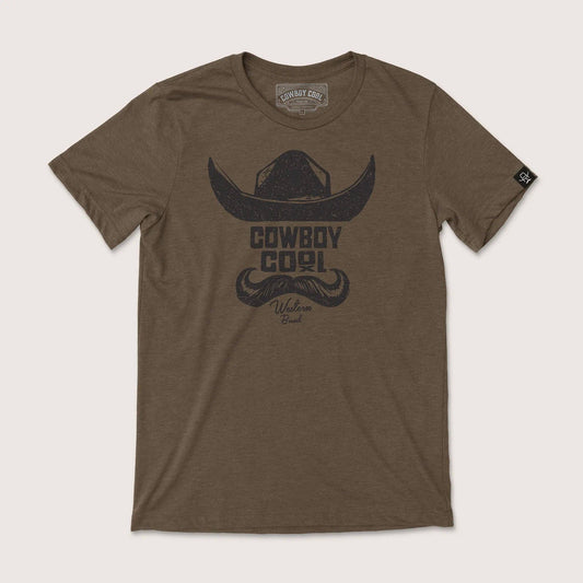 Brown Mustache Men's T-Shirt