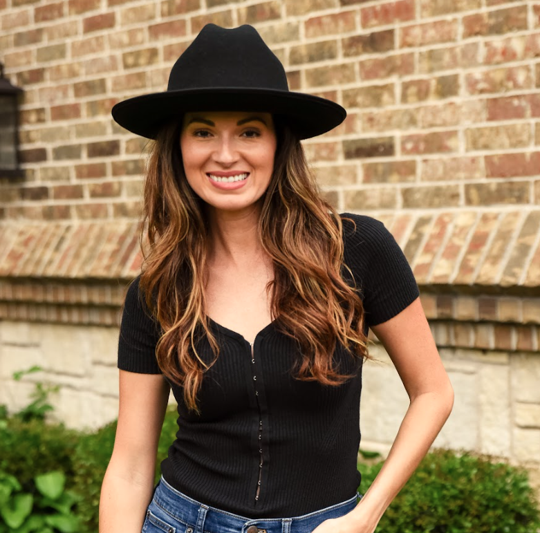 Wool Felt Open Road Fedora Hat - Style Dead End: Black