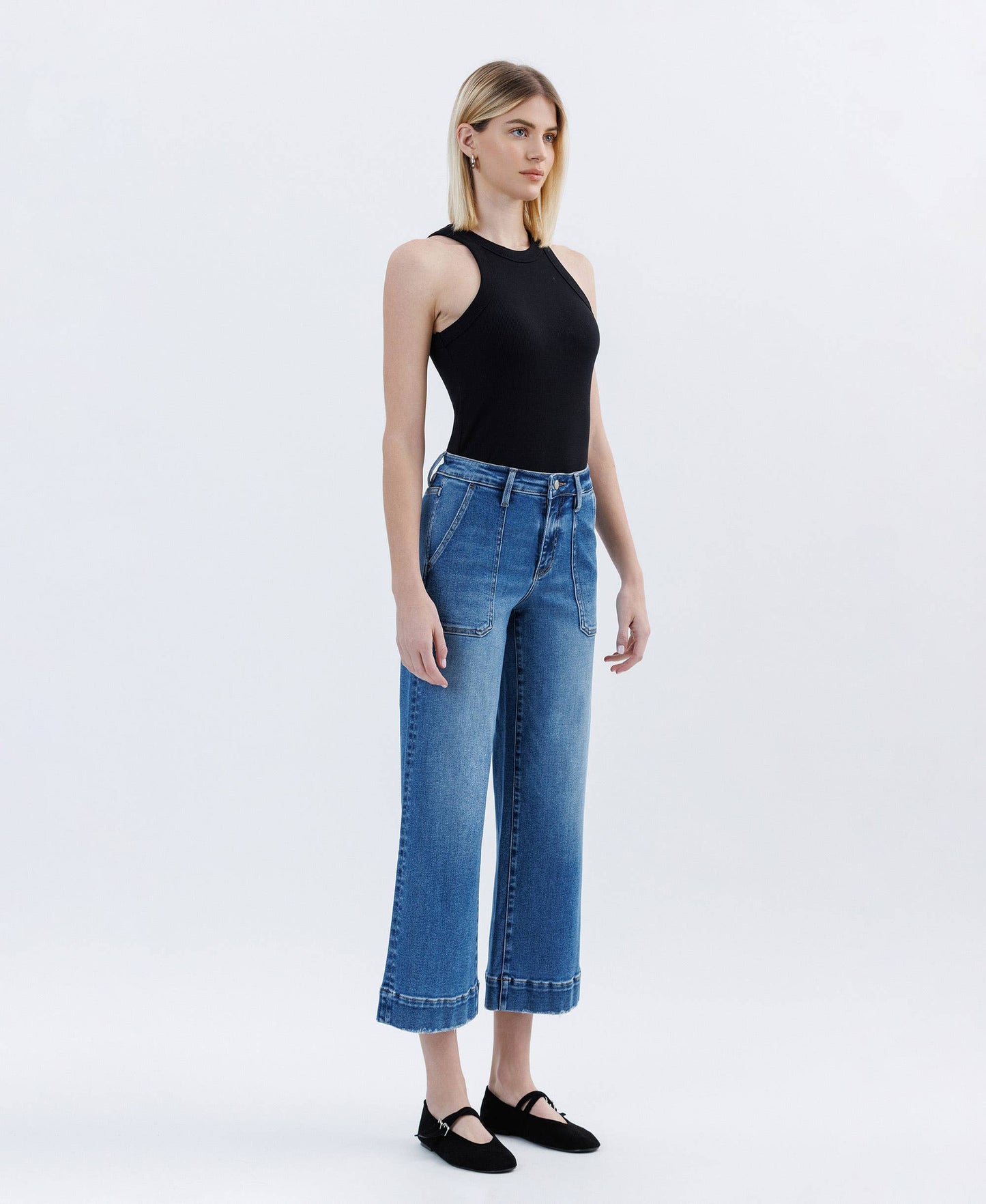 Vervet High Rise Crop Jeans