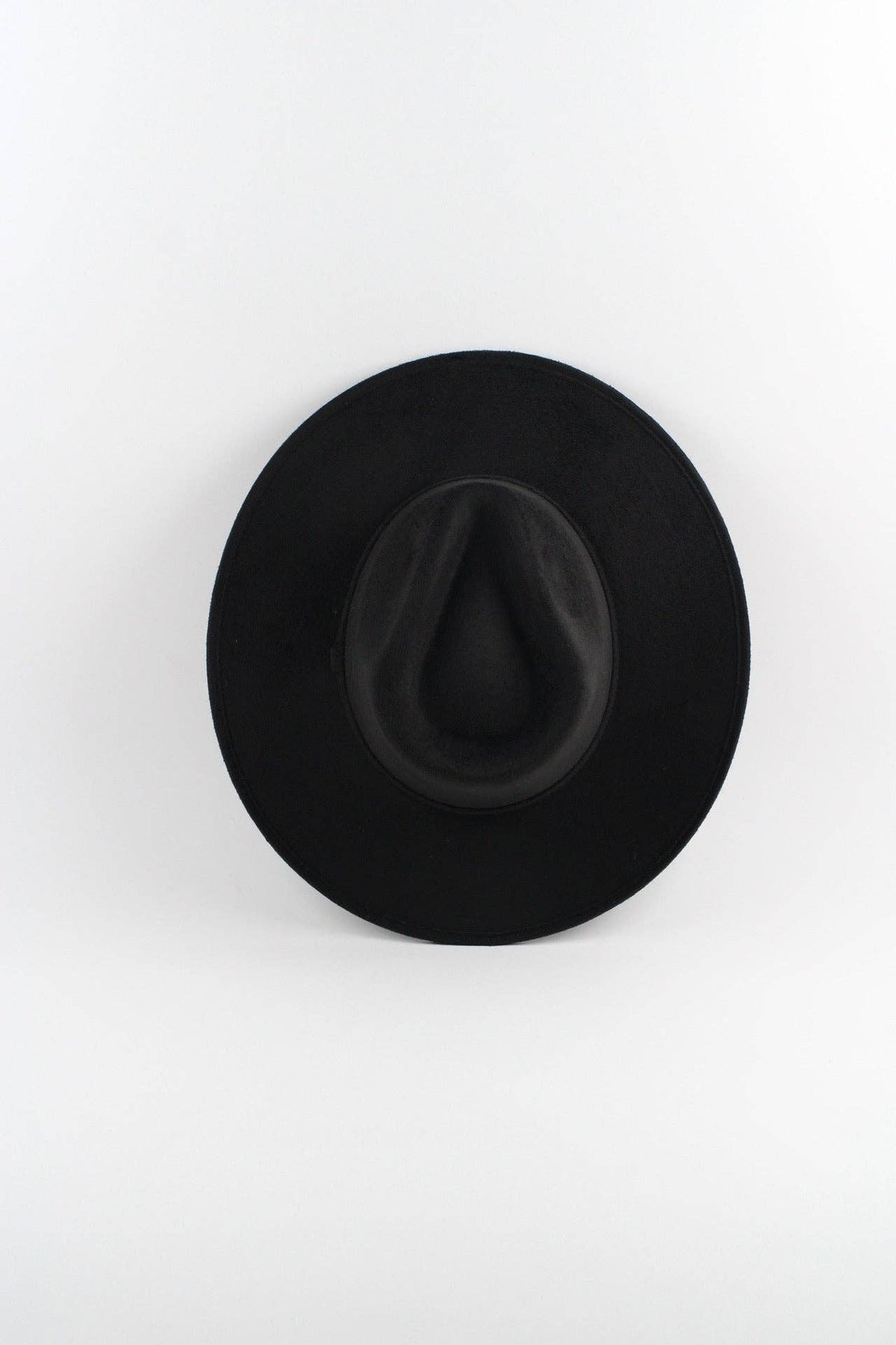 Black Vegan Suede Rancher Hat