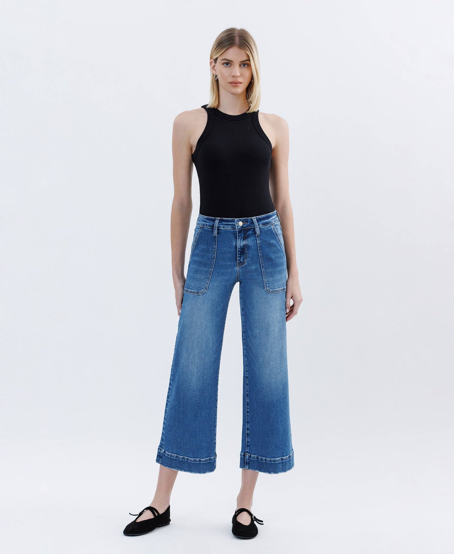 Vervet High Rise Crop Jeans