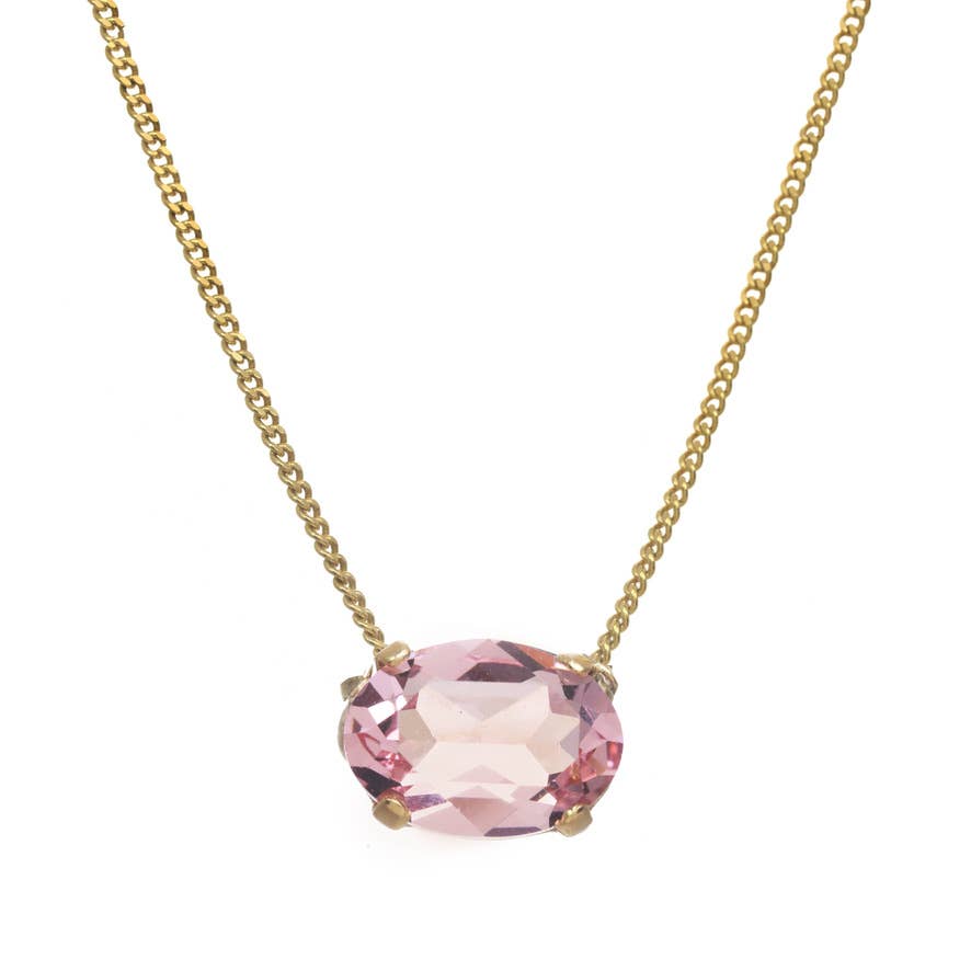 Iza Necklace: Pink