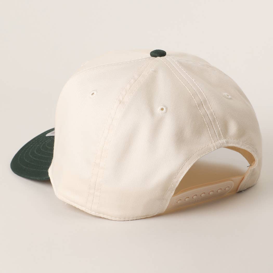 Rodeo Bull Rider Embroidered Trucker Hat : DKGRN/NATL / One Size