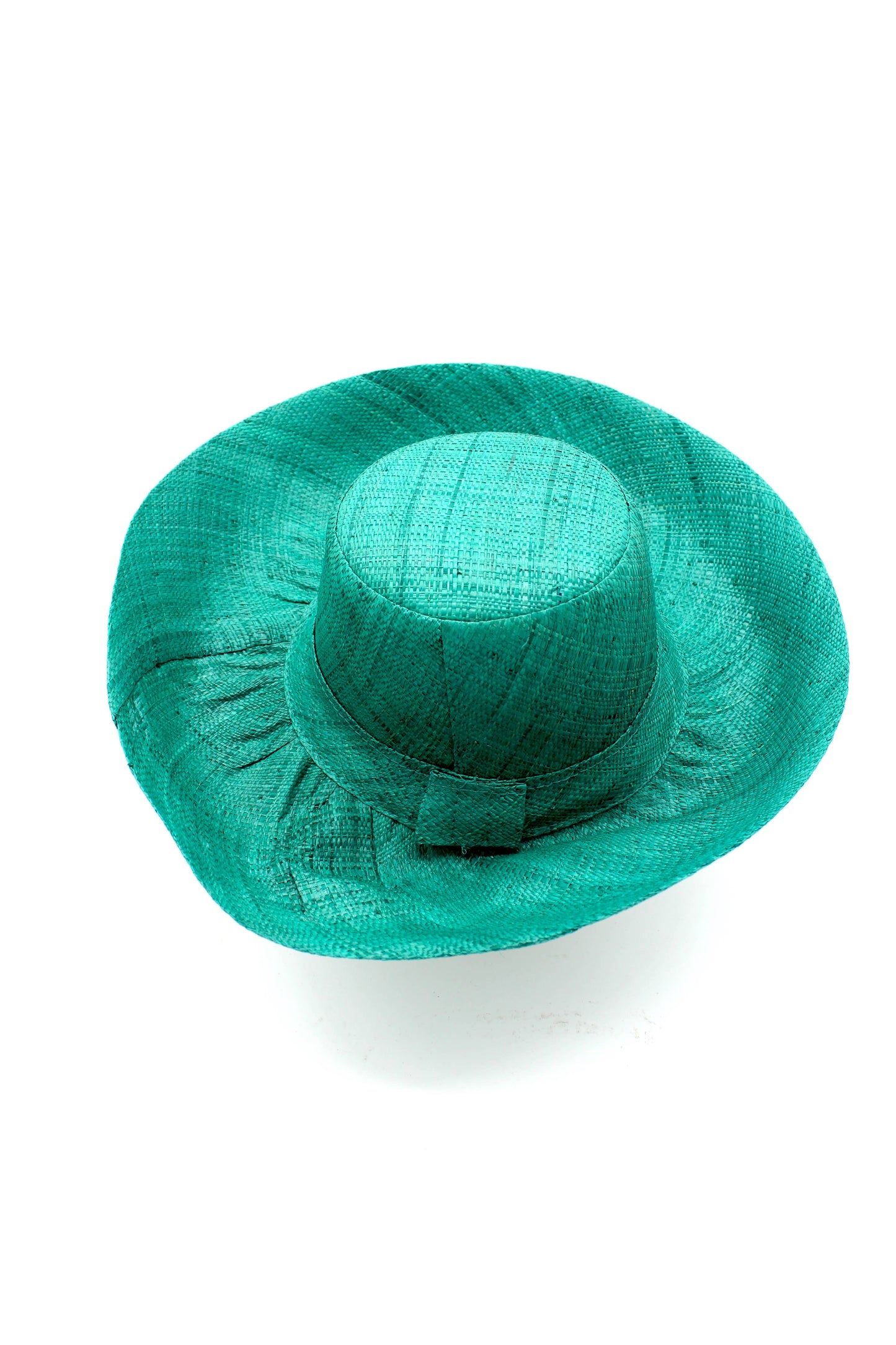 Monica 5" Natural  Wide Brim Solid Color Packable Straw Sun Hats