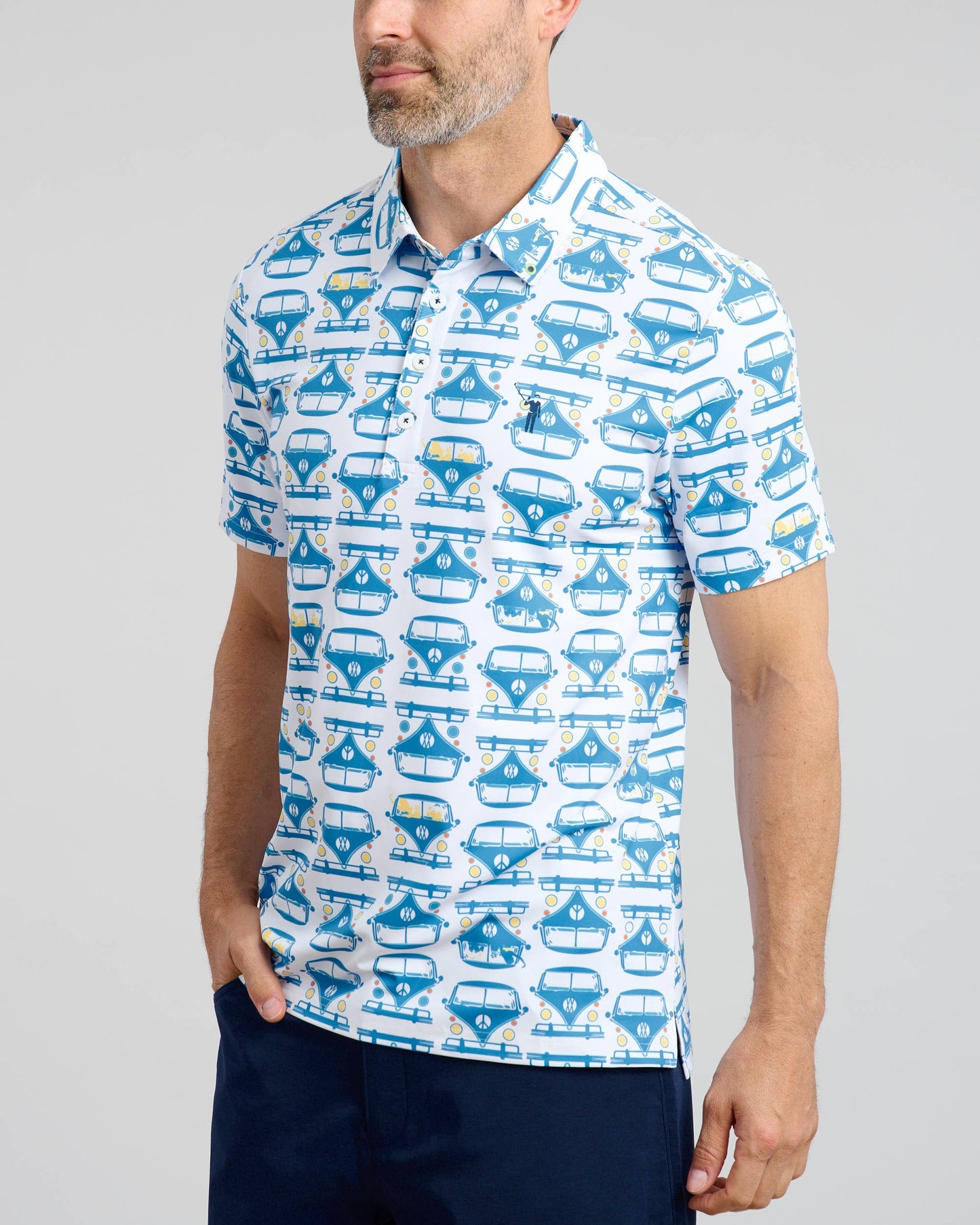 Air Cooled Polo: White