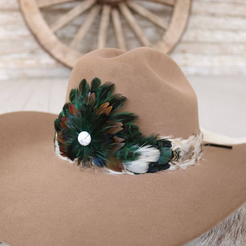 Royal Crest Feather HatBand