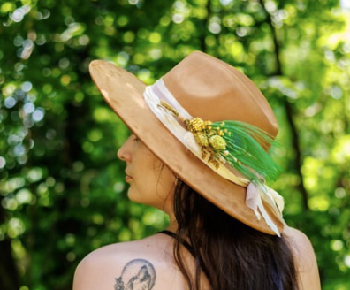Florals and Feathers Hat pins - Bold Colors only