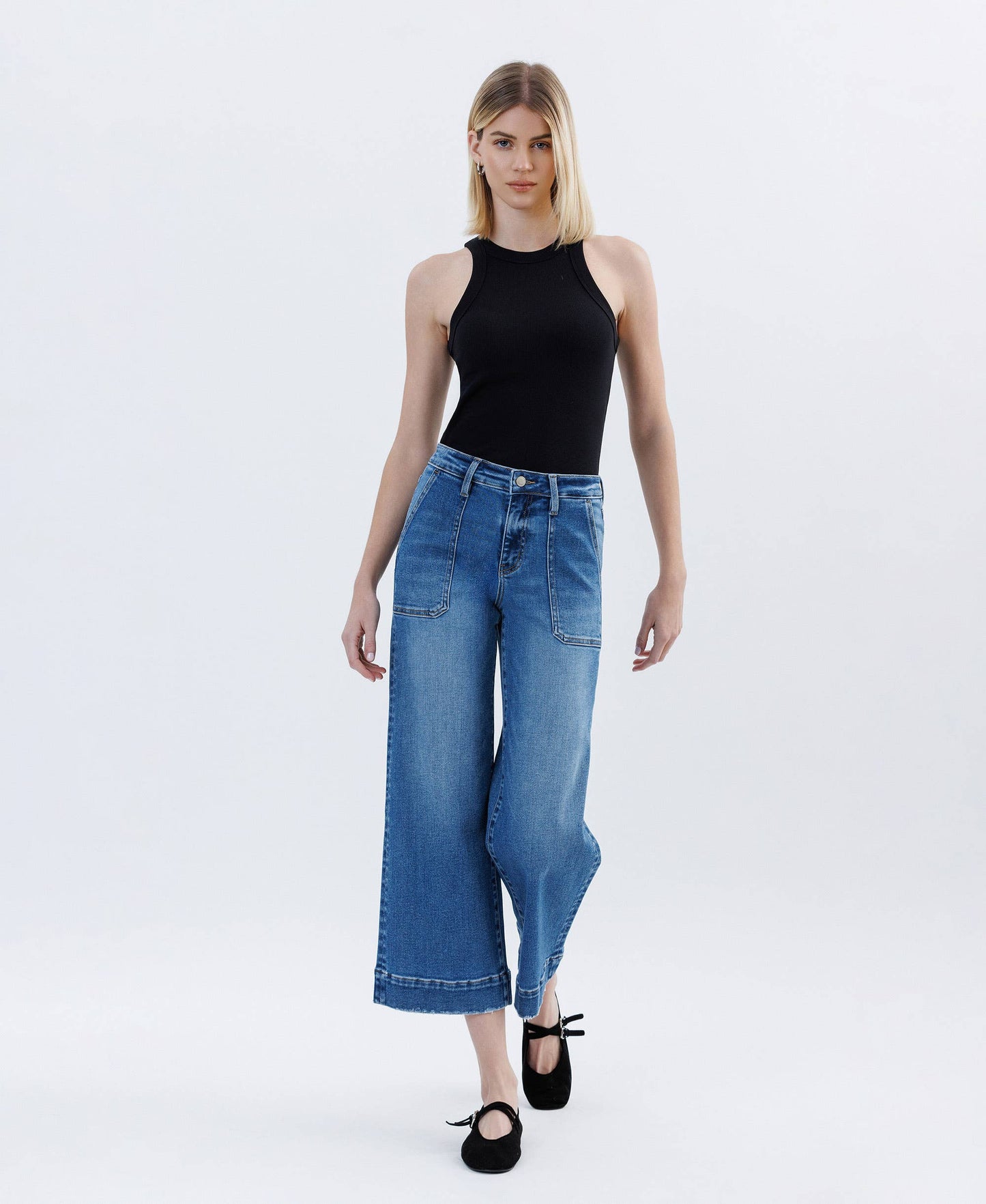 Vervet High Rise Crop Jeans