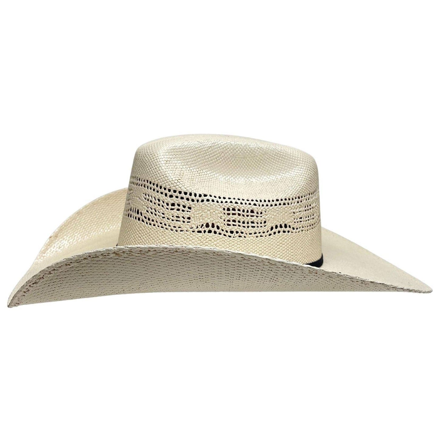Cream Bangora Straw Western Cowboy Hat