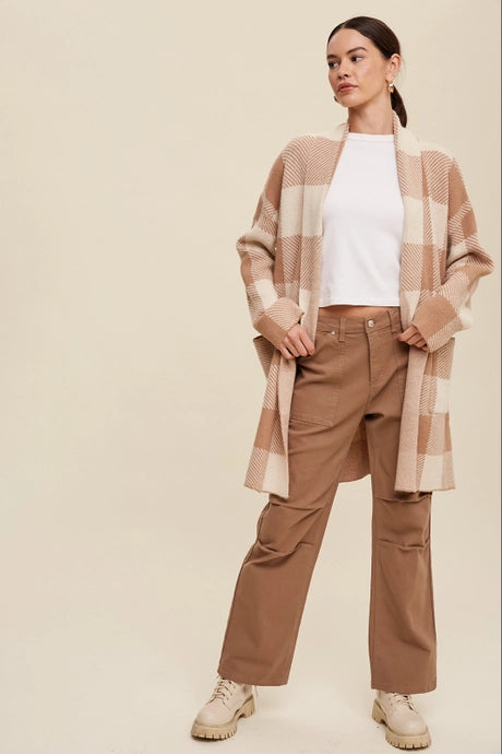 Mocha Utility Straight Pants