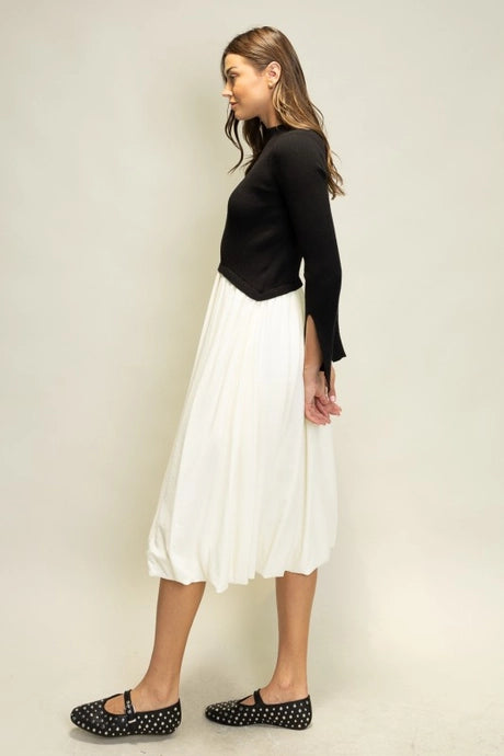 Black and White Classic Dress