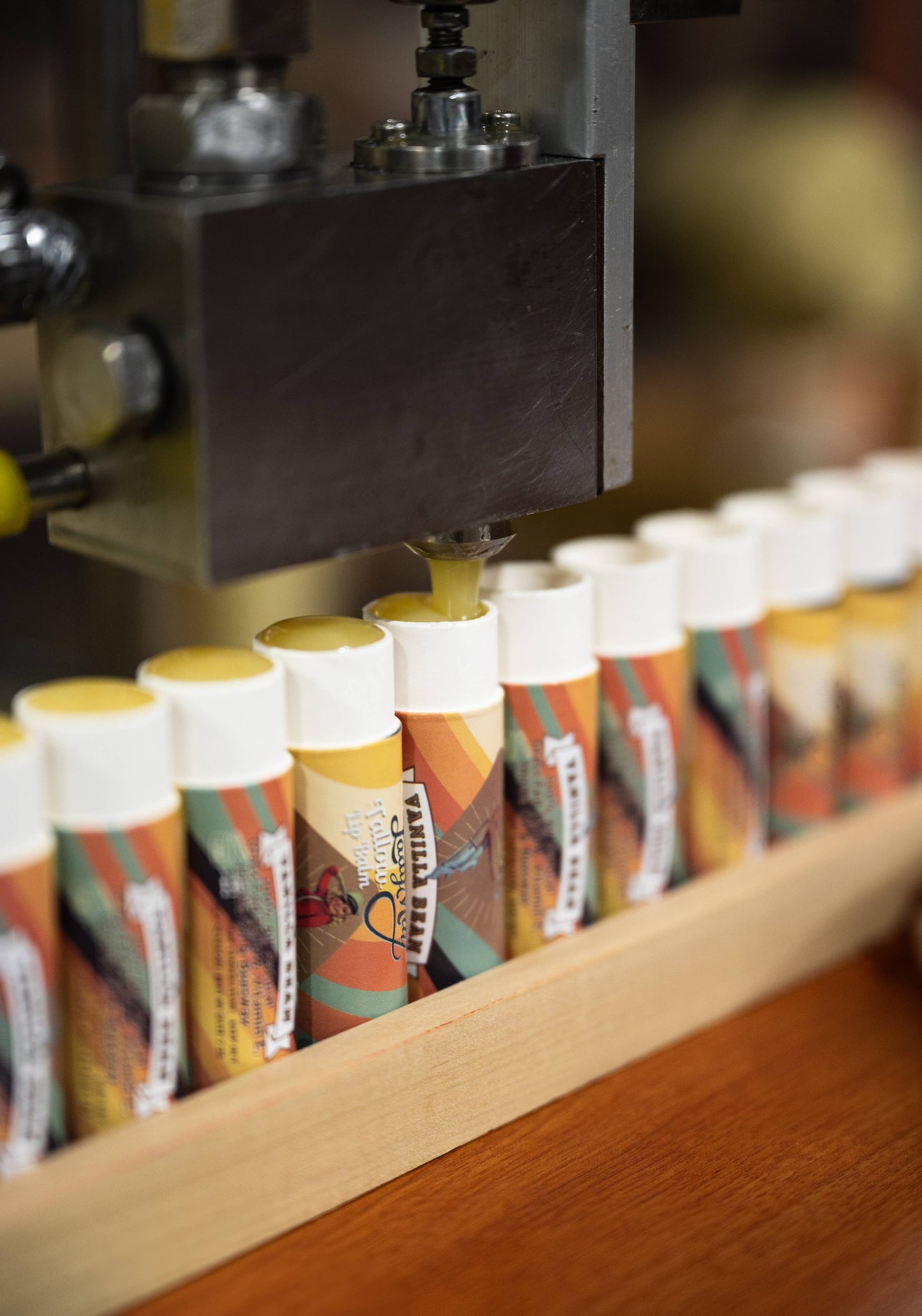 Tallow Lip Balm - Natural Beef Tallow Lip Moisturizer with Beeswax & Jojoba Oil: Vanilla Bean