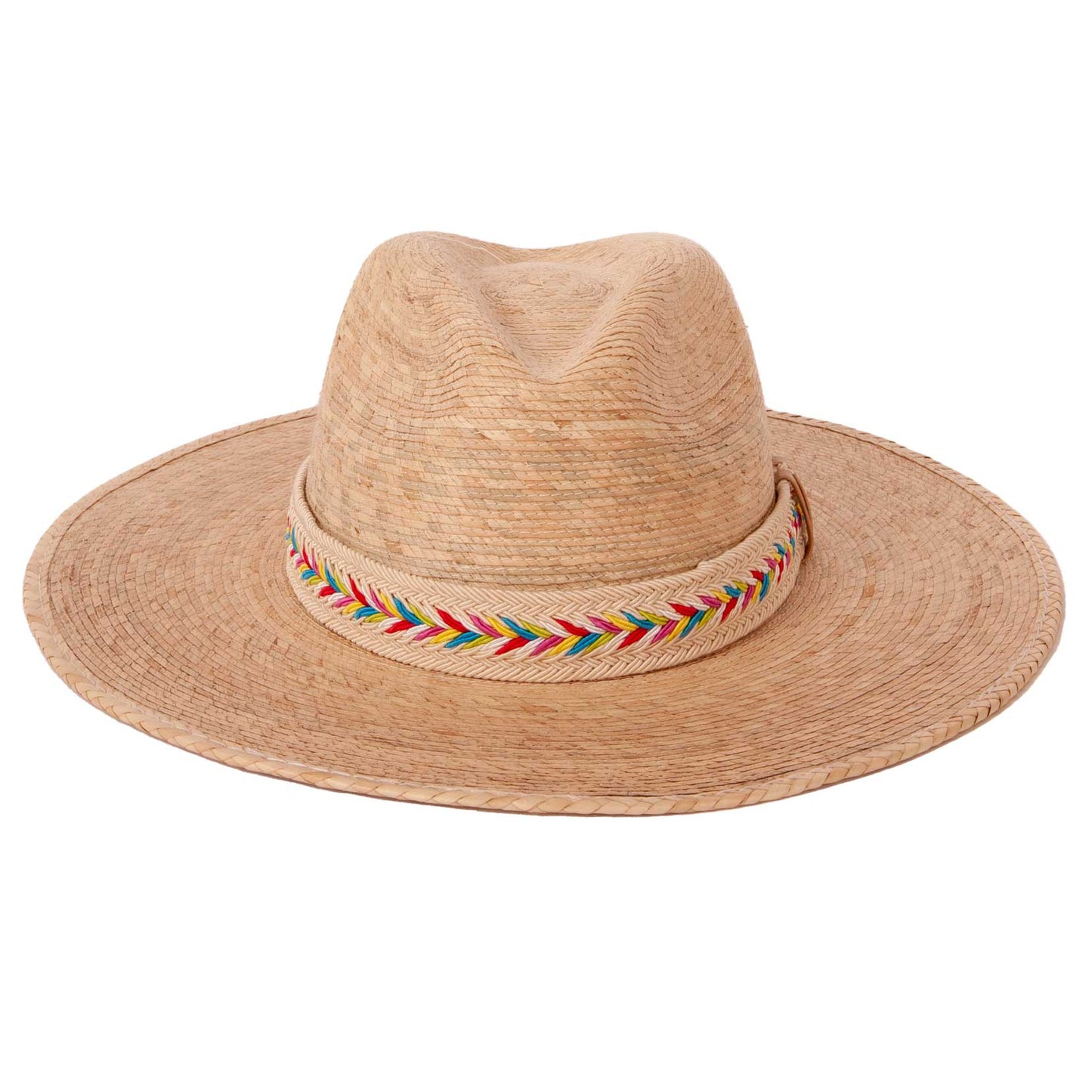 Natural Bisbee Fine Mexican Palm Wide Brim Straw Sun Hat