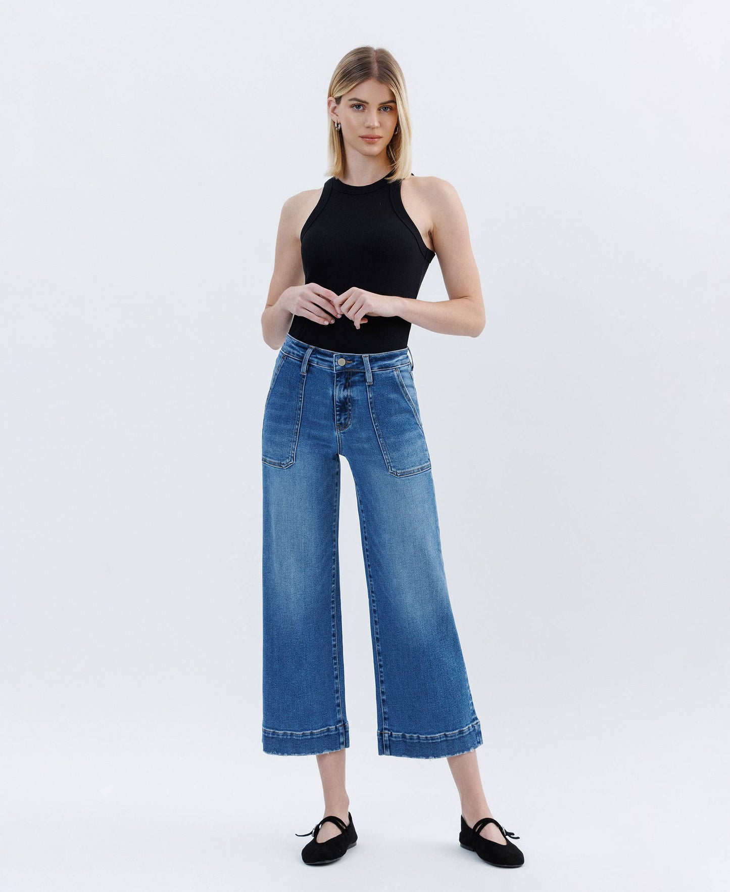 Vervet High Rise Crop Jeans