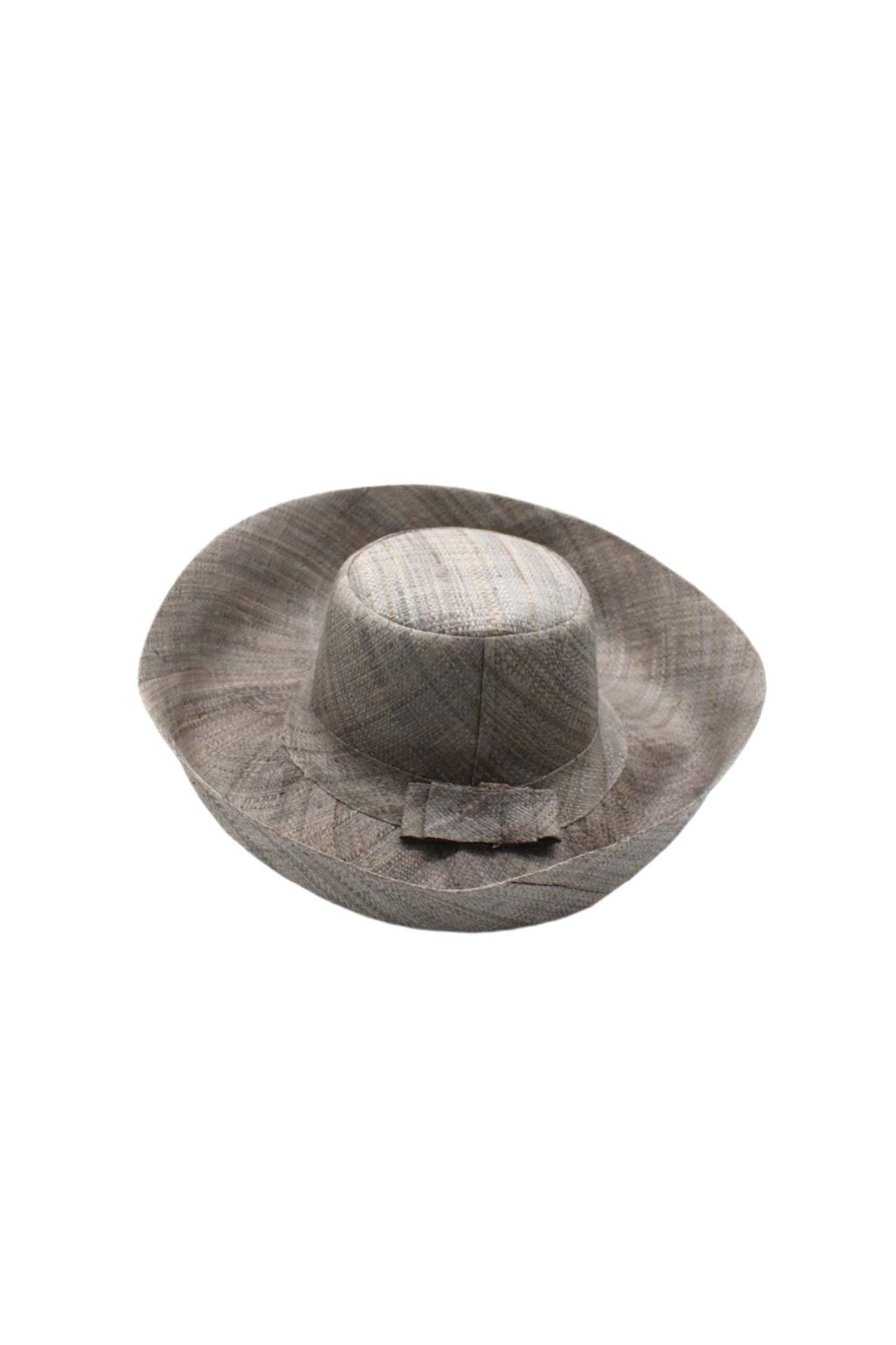 Monica 5" Natural  Wide Brim Solid Color Packable Straw Sun Hats