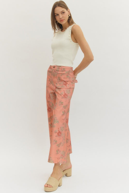 Spring Bloom Crop Pants
