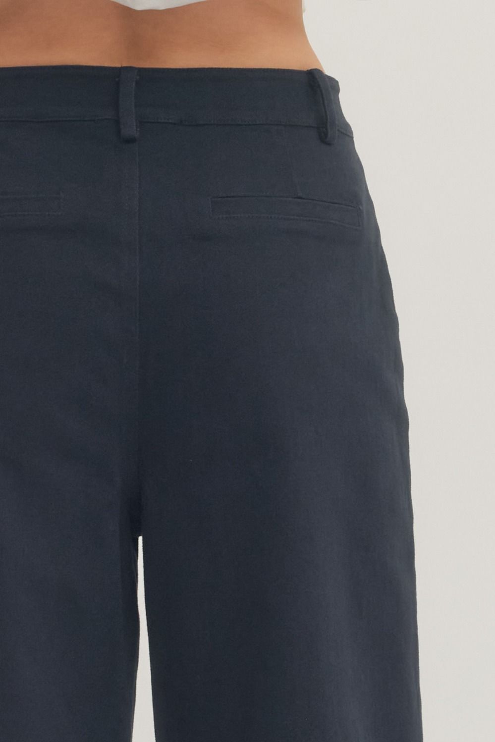 Horse Bit Navy Wide Leg Pants
