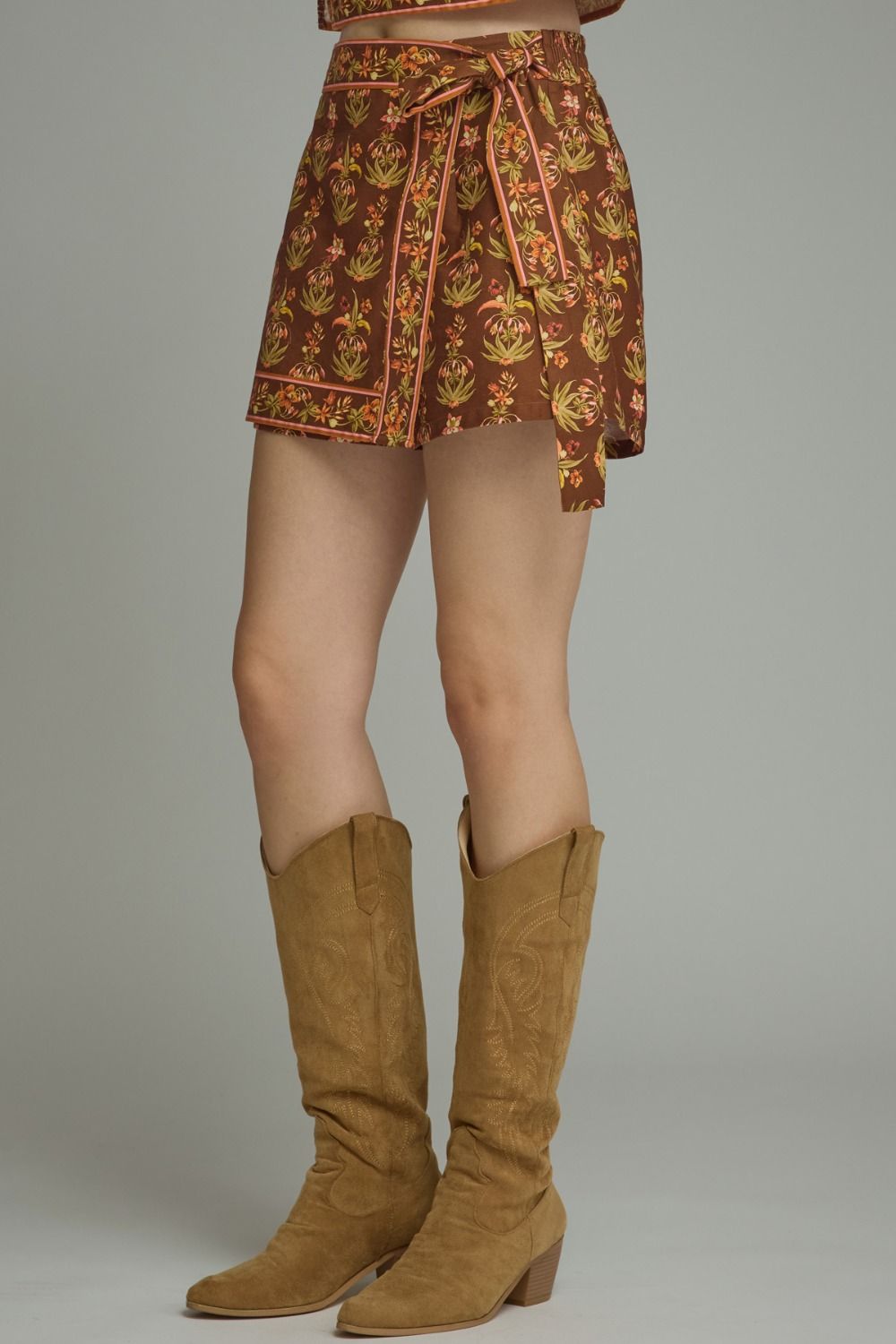 Golden Hour Floral Skort (part of a set)