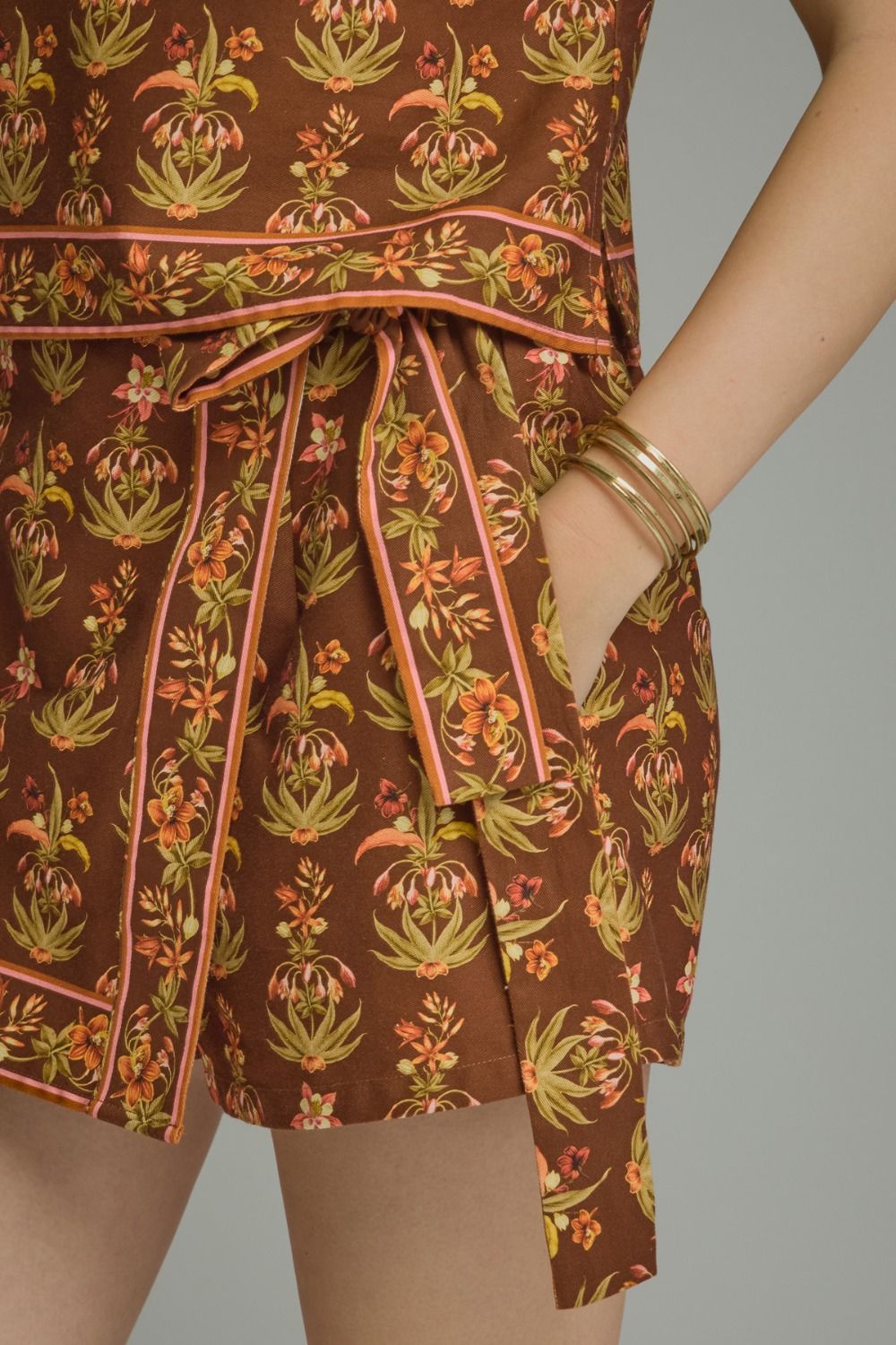 Golden Hour Floral Skort (part of a set)