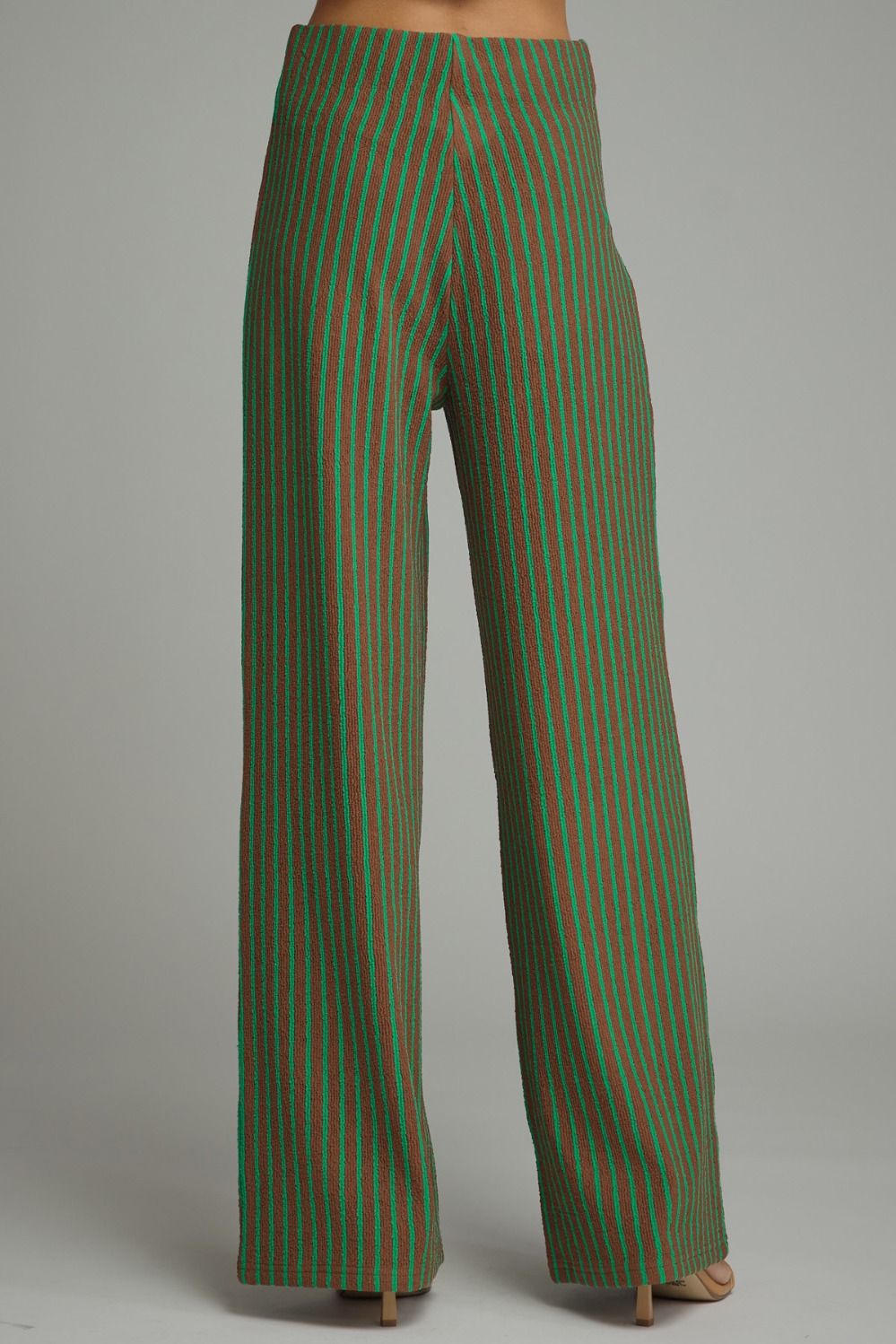 Brown and Green Stripe Pants (part of a set)