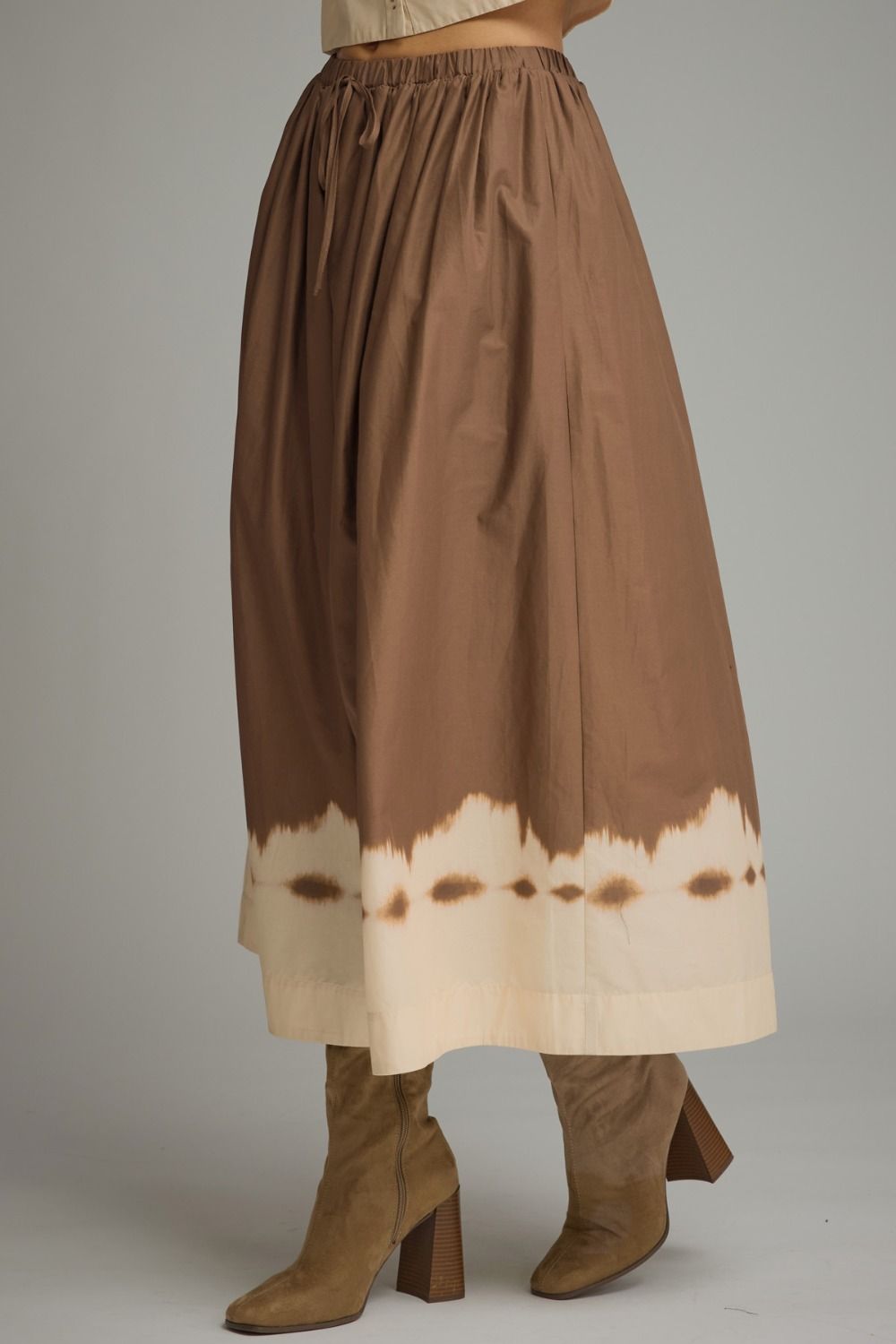 Sandy Shores Tie-Dye Midi Skirt (part of a set)