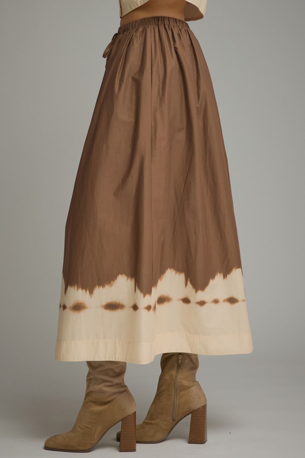 Sandy Shores Tie-Dye Midi Skirt (part of a set)