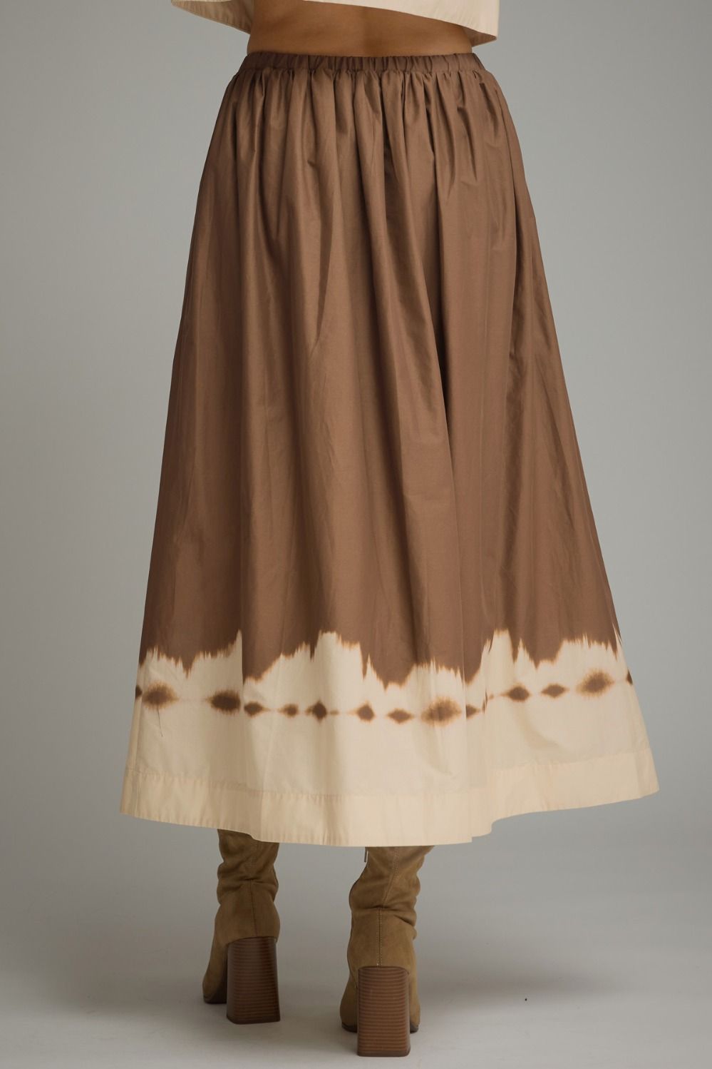 Sandy Shores Tie-Dye Midi Skirt (part of a set)