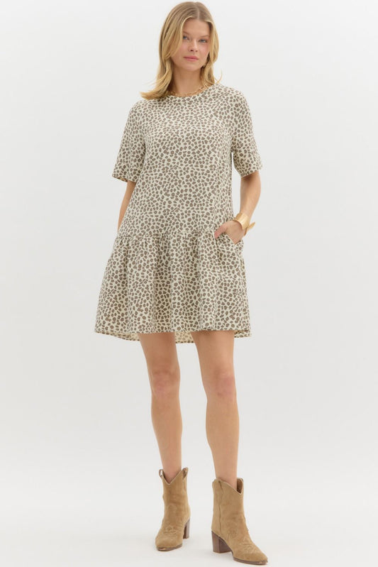 Back to Wild Leopard Mini Dress