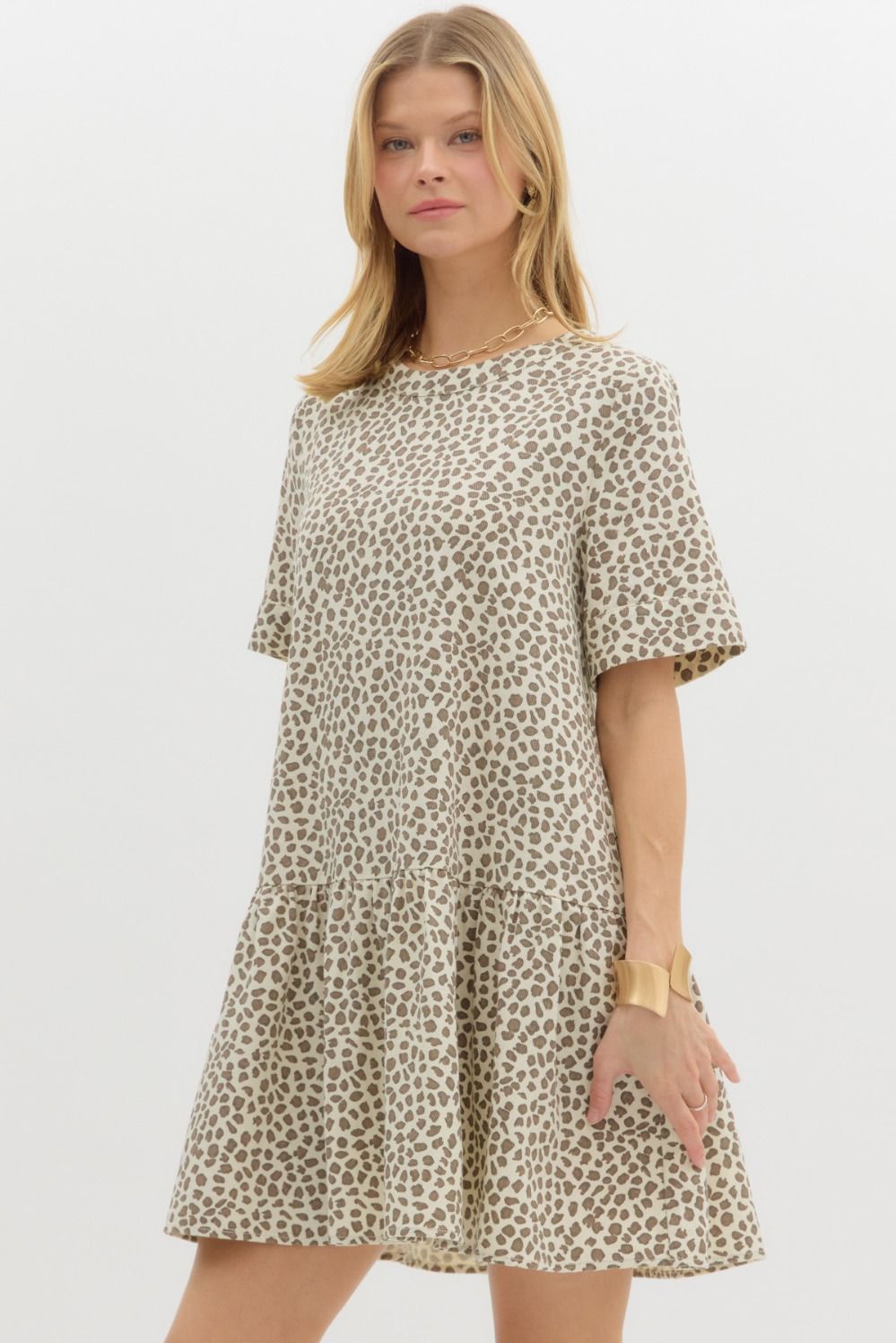 Back to Wild Leopard Mini Dress