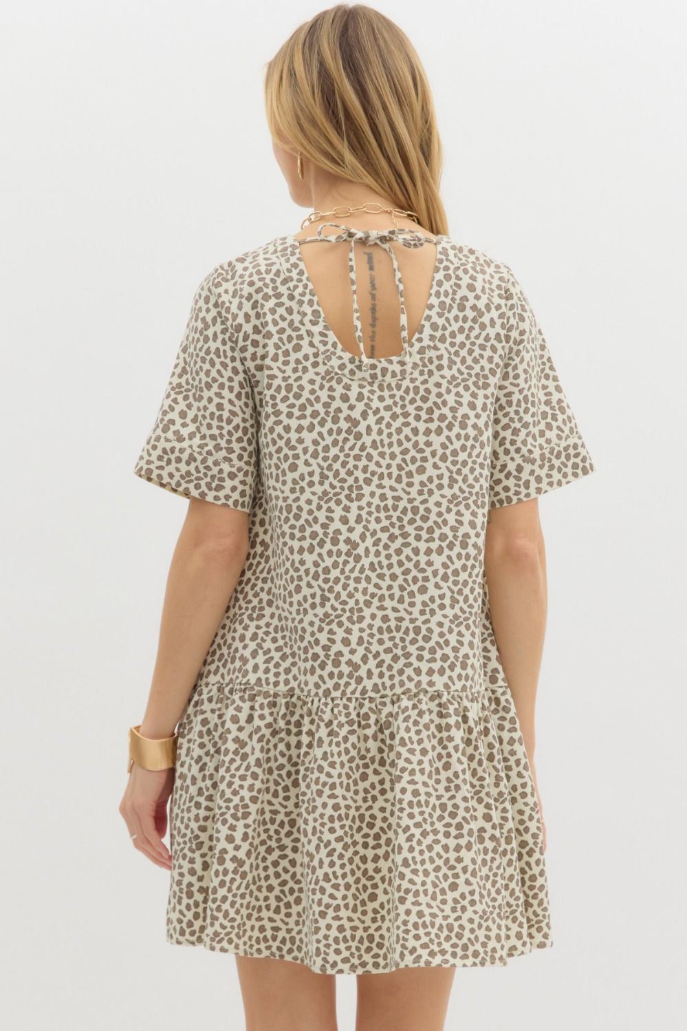 Back to Wild Leopard Mini Dress