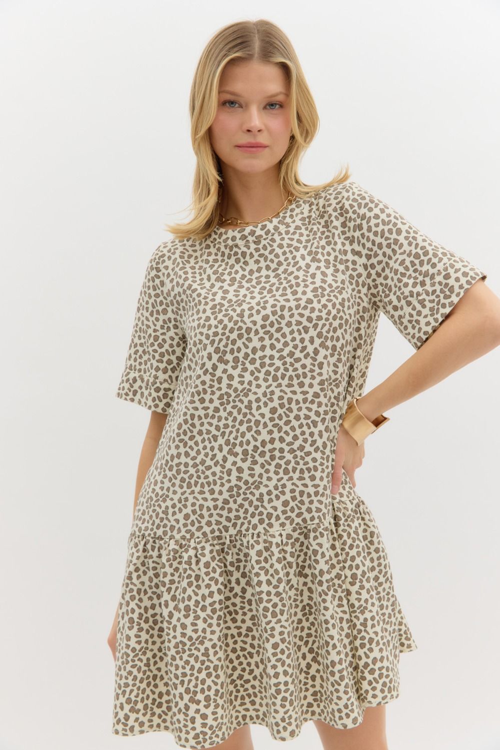 Back to Wild Leopard Mini Dress