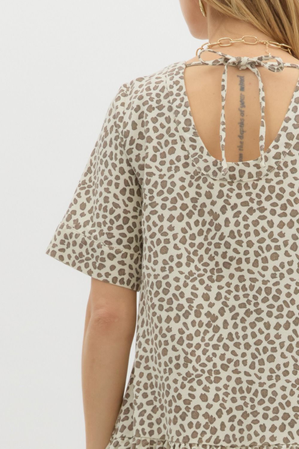 Back to Wild Leopard Mini Dress
