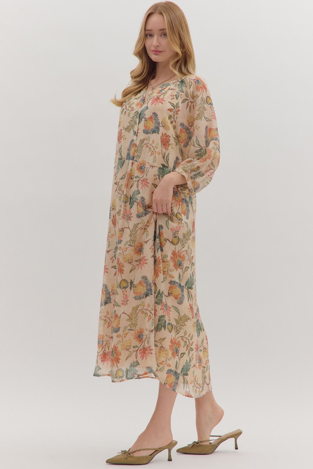 Fall Botanical Dress