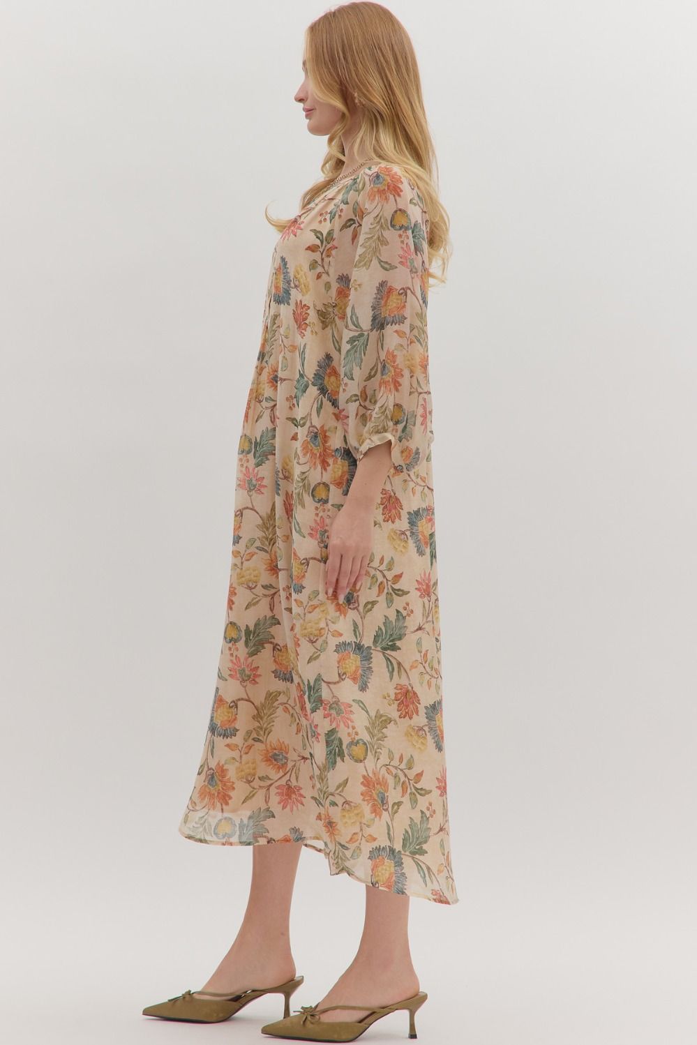 Fall Botanical Dress