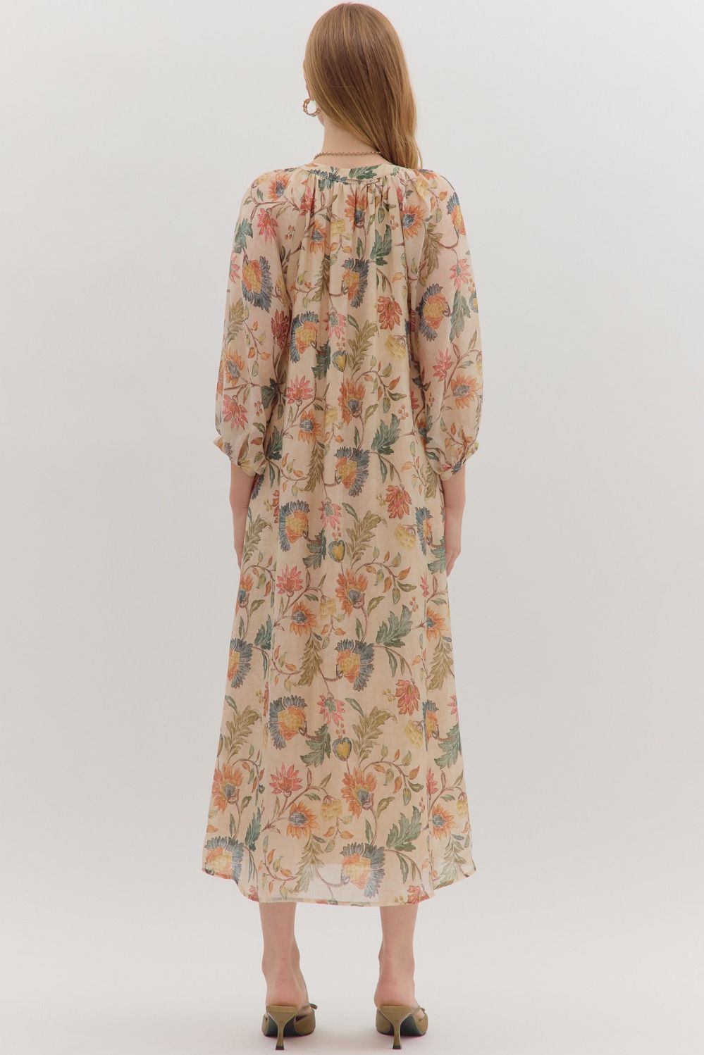 Fall Botanical Dress