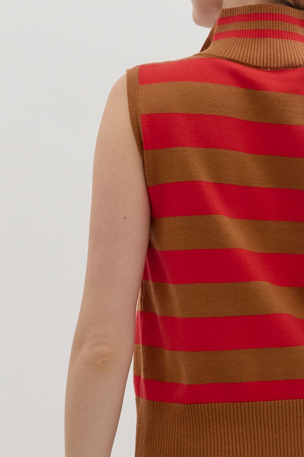 Brick Stripe Knit Top