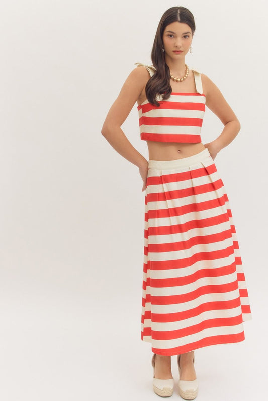 Red Striped Tank Top (part of a set)
