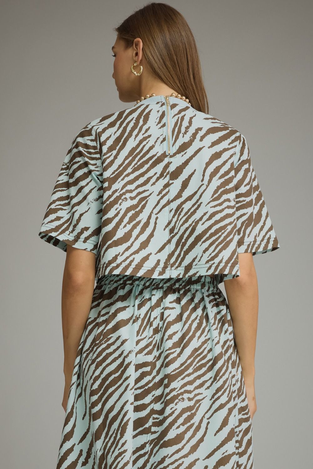 Blue Bayou Zebra Top (part of a set)