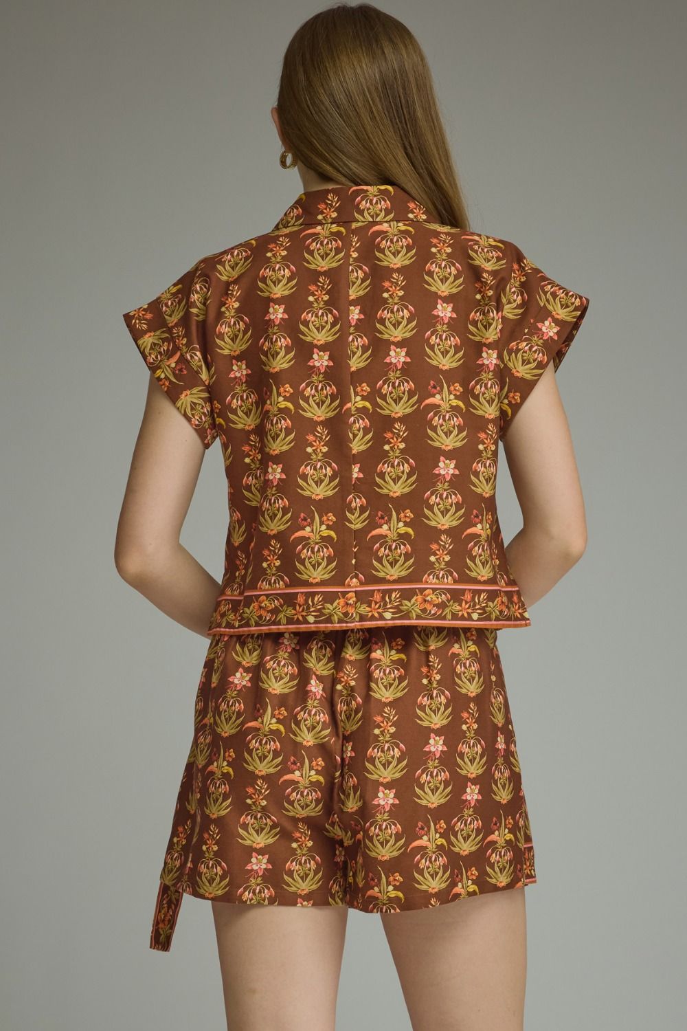 Golden Hour Floral Top (part of a set)