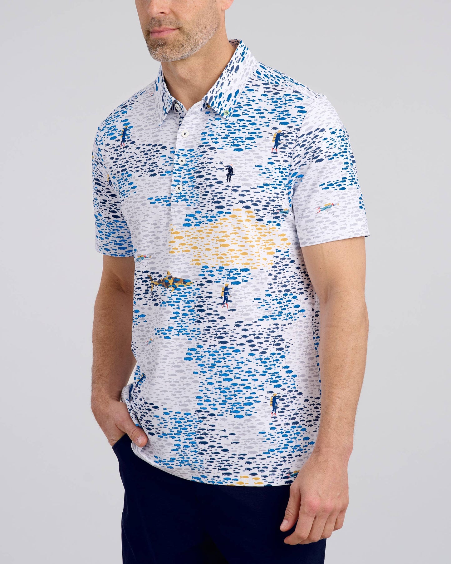 Life Even More Awesome Polo: White