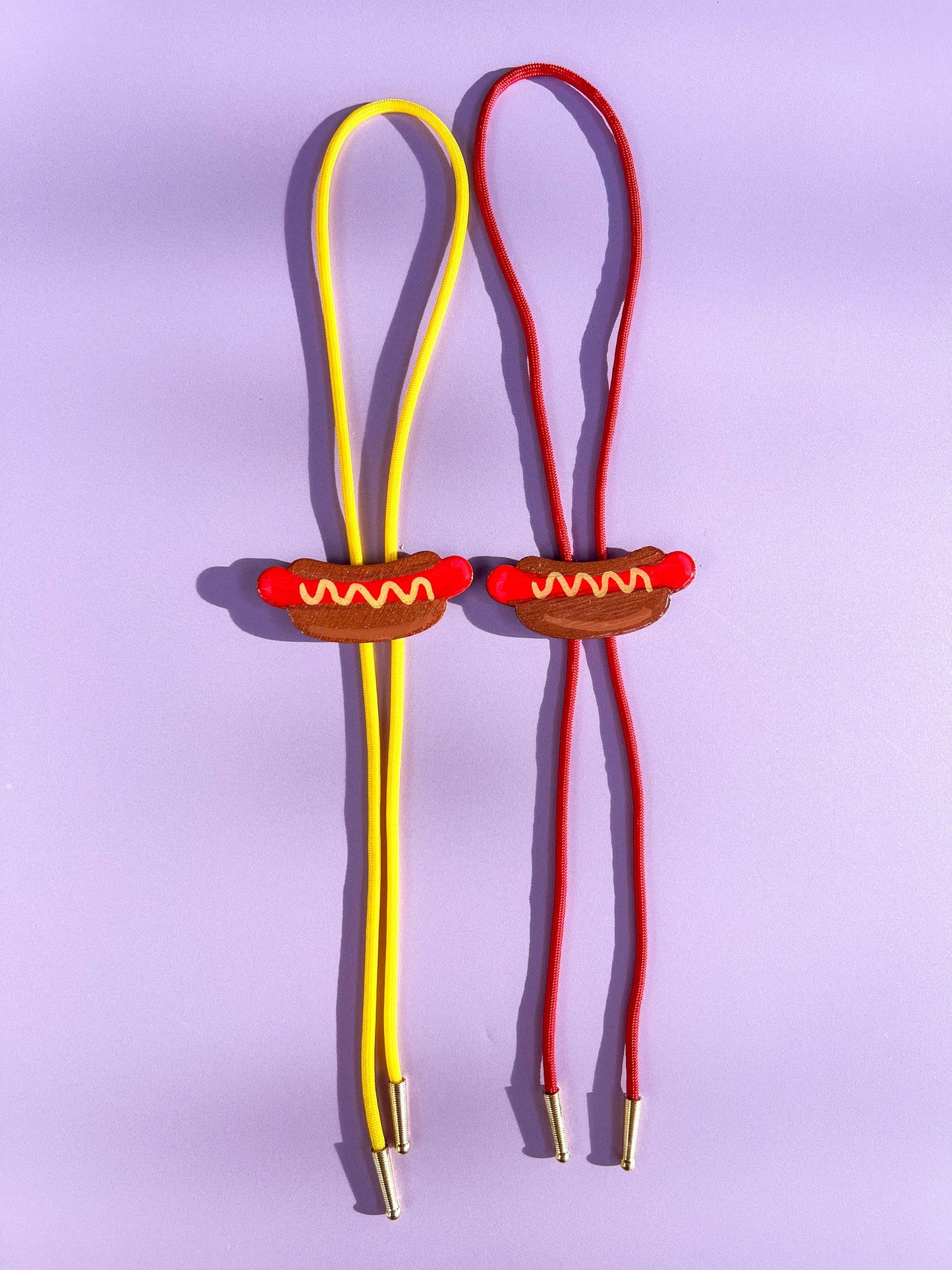 Hot Dog Bolo Tie - Fun Western Accessory